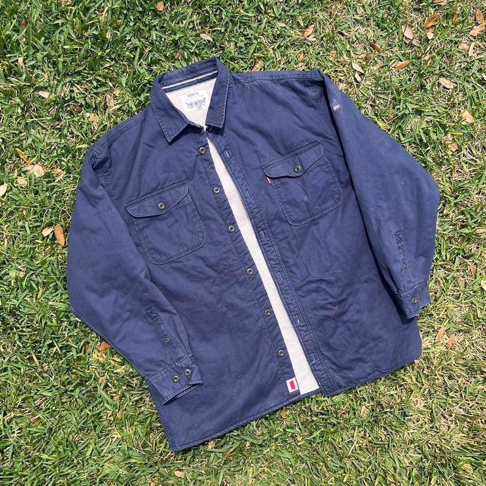Men's Levi’s Fleece Navy Jacket